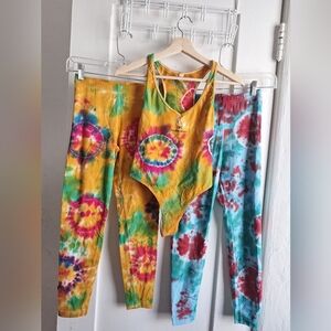 American Apparel Tie dye workout out Bundle